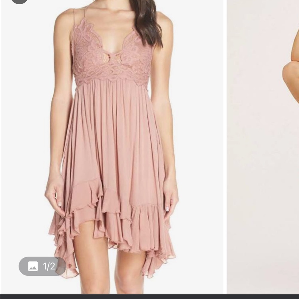 free people lace flowy dress size small/medium